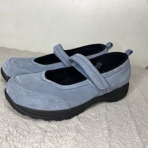 L.L. Bean Women's Light Blue Suede Flats